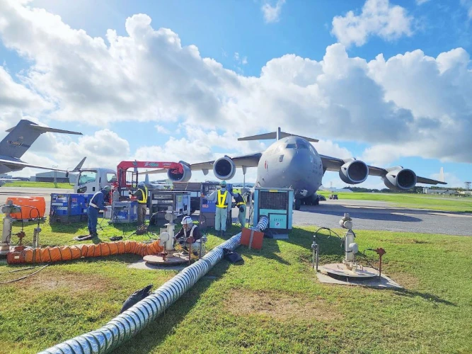 N.O.M.E.S Tank Cleaning and Inspection at Kadena Air Force Base